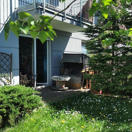 Przytulna Kawalerka Z Ogrodem Apartment กดัญสก์ ภายนอก รูปภาพ
