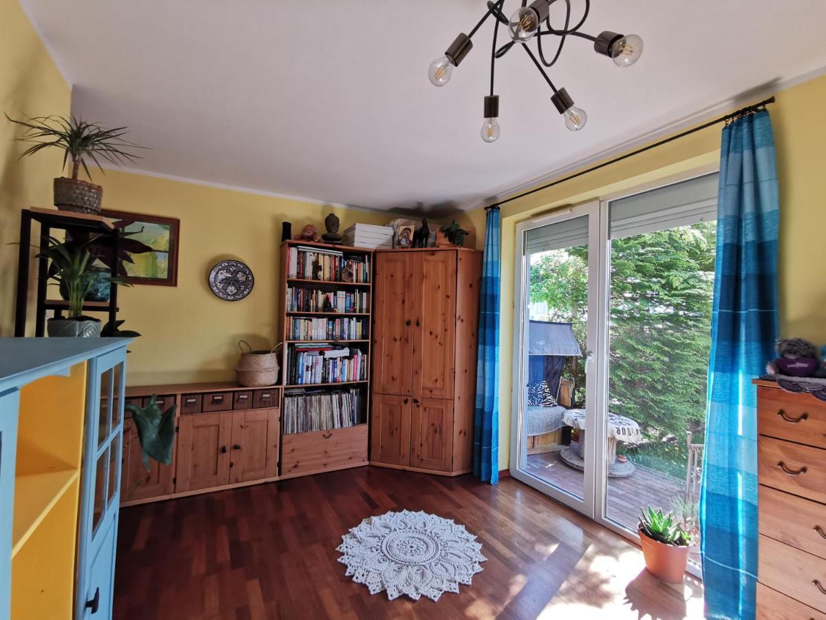 Przytulna Kawalerka Z Ogrodem Apartment กดัญสก์ ภายนอก รูปภาพ