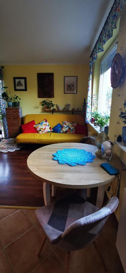 Przytulna Kawalerka Z Ogrodem Apartment กดัญสก์ ภายนอก รูปภาพ